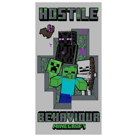Minecraft Hostile Behavior Handtuch 70x140cm Produktfoto