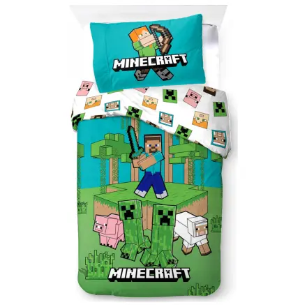 Minecraft Jungle Explore Bettbezug Produktfoto
