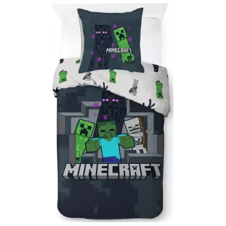 Minecraft Last Block Standing Bettbezug Produktfoto