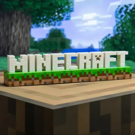 Minecraft Leuchte Logo Produktfoto