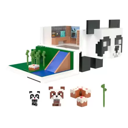 Minecraft Mob Head Minis Spielset Panda Playhouse termékfotója