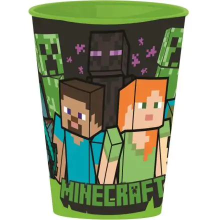 Minecraft Plastikbecher 260 ml Produktfoto