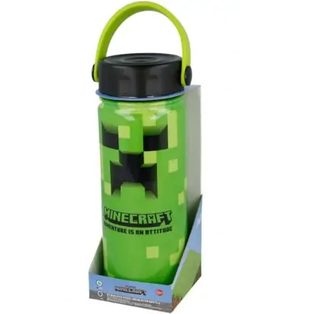 Minecraft Edelstahl Flasche 530ml Produktfoto