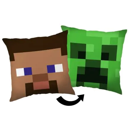 Minecraft Steve Creeper Kissen, Dekokissen 40*40 cm Produktfoto