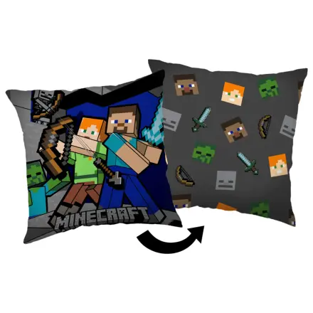 Minecraft Survival Mode Kissen, dekoratives Kissen 40x40 cm Produktfoto