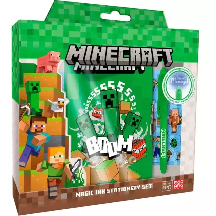 Minecraft Tagebuch + magischer Stift Produktfoto