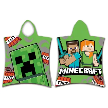 Minecraft TNT Strandtuch Poncho 50x115 cm Produktfoto