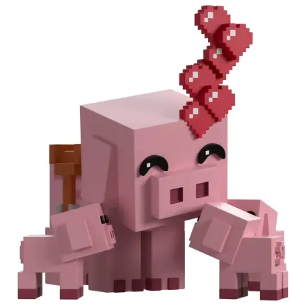 Minecraft Vinyl Figur Schweinefamilie 8 cm Produktfoto