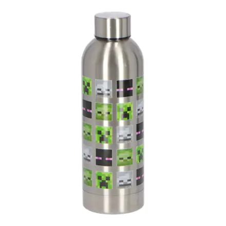 Minecraft Edelstahl Flasche 500ml Produktfoto