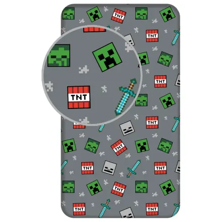 Minecraft We Got This Spannbettlaken 90x200 cm Produktfoto