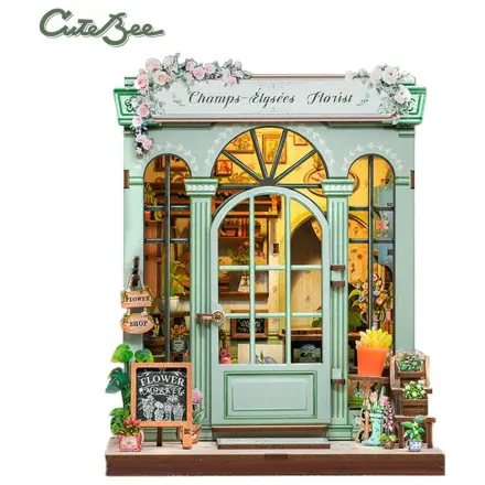 Miniatur Haus Modellbausatz Champs-Élysées Florist 18 x 16 cm Produktfoto