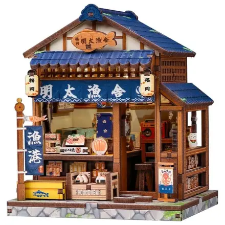 Miniatur Haus Modellbausatz Fukuoka Mentaiko Kitchen 11 x 9 cm Produktfoto