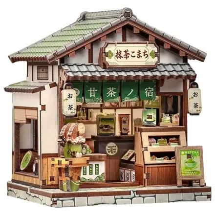 Miniatur Haus Modellbausatz Kyoto Matcha Cottage 11 x 9 cm Produktfoto