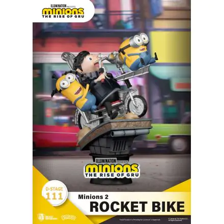 Minions 2 D-Stage PVC Diorama Rocket Bike 15 cm termékfotója