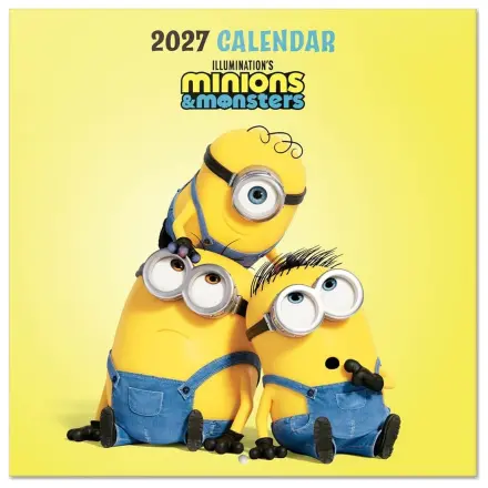 Minions Wandkalender 2027 30 x 30 cm Produktfoto