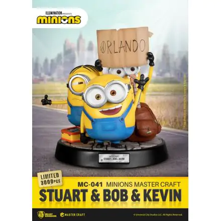 Minions Master Craft Statue Stuart & Bob & Kevin 35 cm Produktfoto