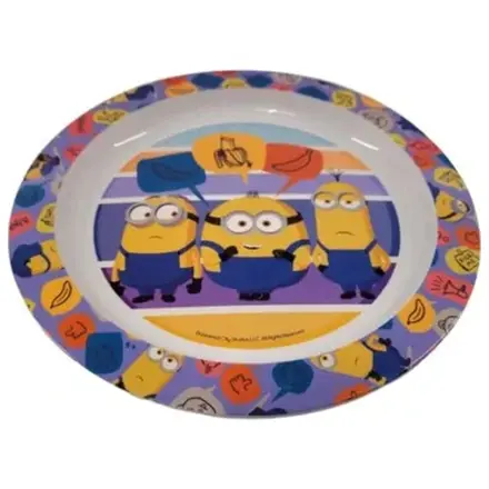 Minions Gestreifter Mikro-Essteller 22 cm Produktfoto