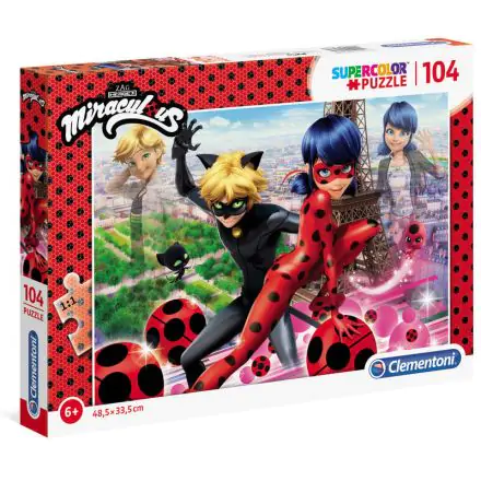 Miraculous Lady Bug Puzzle 104St Produktfoto