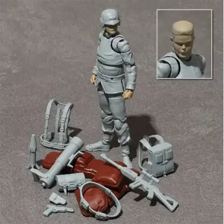 Mobile Suit Gundam G.M.G. Actionfigur Earth United Army Soldier 02 10 cm Produktfoto