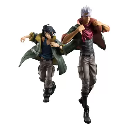 Mobile Suit Gundam Iron-Blood Orphans G.E.M. Series PVC Figur Mikazuki Augus & Orga Itsuka 26 cm Produktfoto
