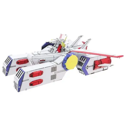 Mobile Suit Gundam Metallic Nano Puzzle Modellbausatz White Base 6 cm Produktfoto