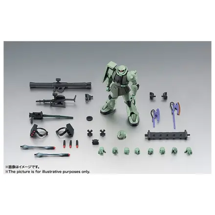 Mobile Suit Gundam Robot Spirits MS 06 Zaku ver ANIME Neuauflage Figur 12,5 Zentimeter Produktfoto