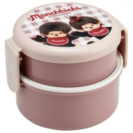 Monchhichi Two Layer Round Shape Lunch Box Produktfoto