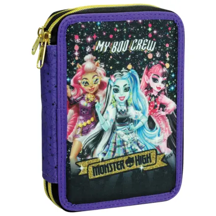 Monster High Crew Federmäppchen gefüllt 2-stöckig Produktfoto
