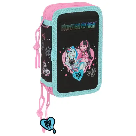 Monster High dreifach Federmappe 37 Stück Produktfoto