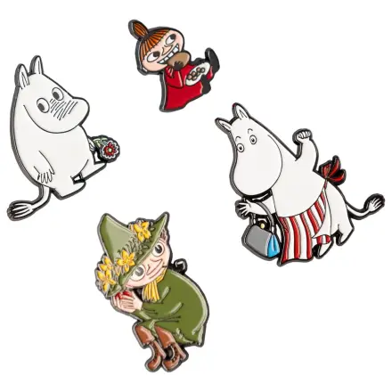 Moomin Set mit 4 Pins Produktfoto