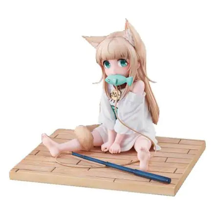 My Cat Is a Kawaii Girl PVC Statue 1/6 Kinako Sitting Fish Ver. 14 cm termékfotója