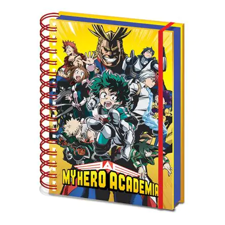 My Hero Academia – Radial Character Burst A5 Notizbuch Produktfoto