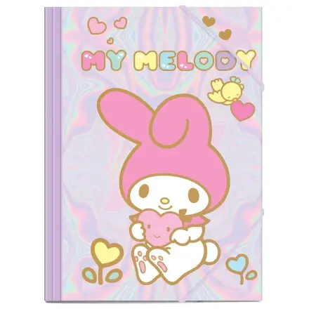 My Melody Gummibandmappe Größe Produktfoto