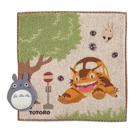 Mein Nachbar Totoro Mini-Handtuch Bus Stop 25 x 25 cm termékfotója