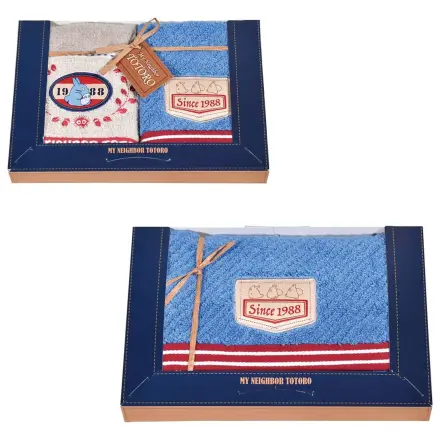 My Neighbor Totoro Handtuch 3er-Set Denim stitching Produktfoto