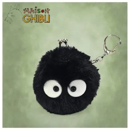 My Neighbor Totoro Funwari Mini Plüsch Geldbörse Soot Sprite Produktfoto