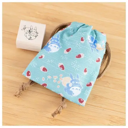 My Neighbor Totoro Stempel mit Tasche Middle Totoro & Acorns Produktfoto