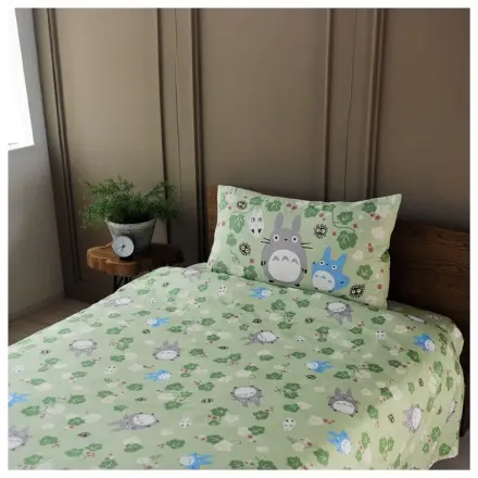 My Neighbor Totoro Natsu Bettbezug-Set Totoro Green Leaf Produktfoto