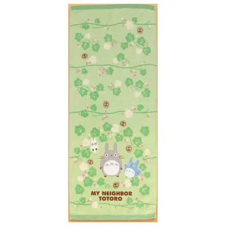 My Neighbor Totoro Natsu Handtuch Totoro Green Leaf 34 x 80 cm Produktfoto
