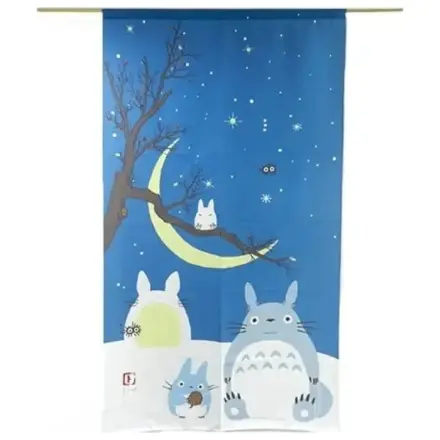 My Neighbor Totoro Noren Vorhang Totoro & snowman Produktfoto