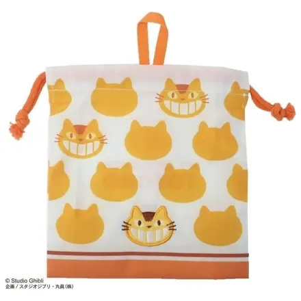 Mein Nachbar Totoro Stoffbeutel Catbus Silhouette 20 x 19 cm Produktfoto