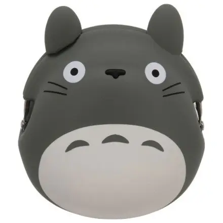 My Neighbor Totoro Mini Silikon Geldbörse Totoro grau 9 cm Produktfoto