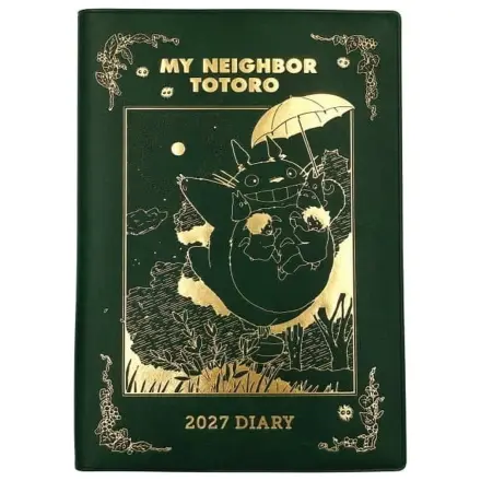 My Neighbor Totoro Tagebuch Totoro Kreisel grün gold Folie Produktfoto