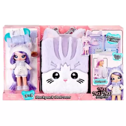 Na! Na! Na! Surprise Lilac Kitten mini Rucksack Spielset + Puppe termékfotója