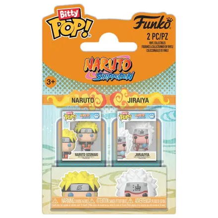 Naruto Bitty Funko POP! Vinyl Figuren 2er-Pack Naruto & Jiraiya 2 cm Produktfoto