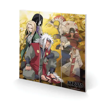 Naruto Holzdruck Fallen Leaves And Fallen Comrades Produktfoto