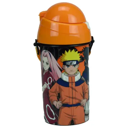 Naruto Fire Plastikstrohhalm Trinkflasche mit Henkel 500 ml Produktfoto