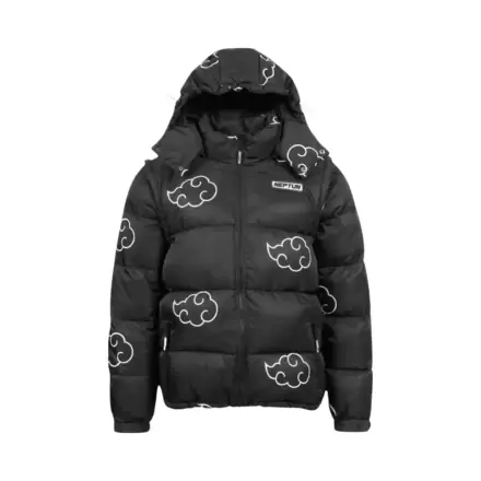 Naruto Puffer-Jacke Akatsuki Weiß termékfotója