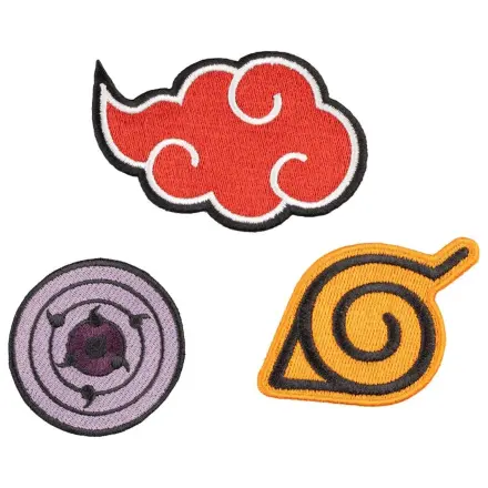 Naruto Shippuden 3er-Set Aufnäher Produktfoto
