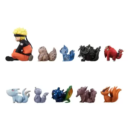 Naruto Shippuden Gaiden G.E.M. Series PVC Statue Naruto Uzumaki & Biju Set 7 cm Produktfoto